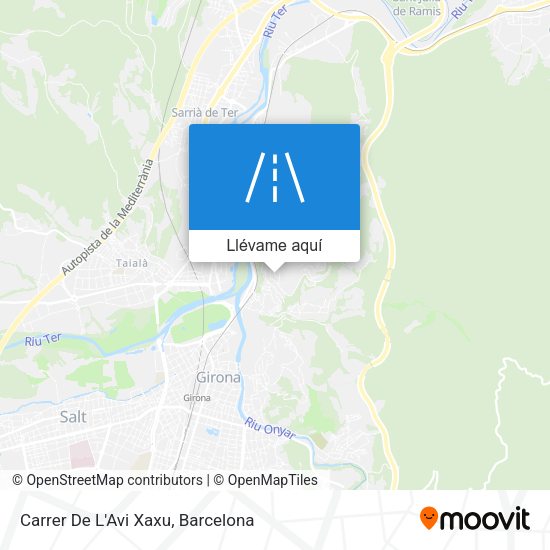 Mapa Carrer De L'Avi Xaxu