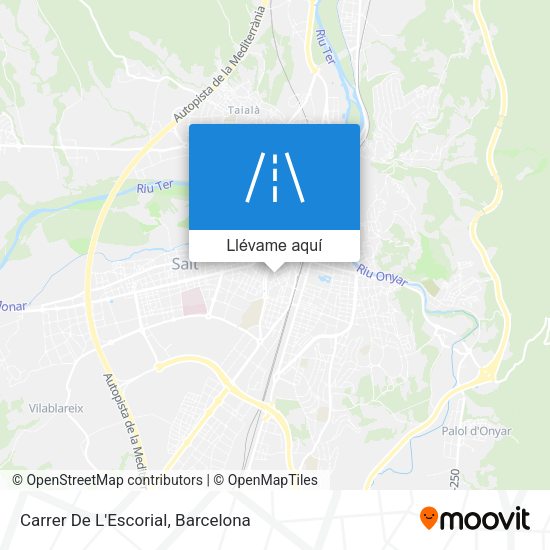 Mapa Carrer De L'Escorial