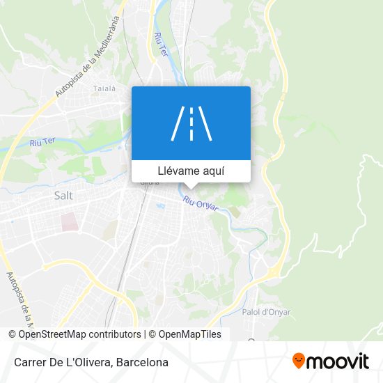 Mapa Carrer De L'Olivera