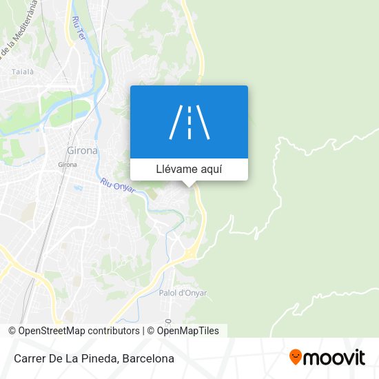 Mapa Carrer De La Pineda