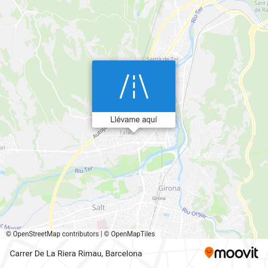 Mapa Carrer De La Riera Rimau