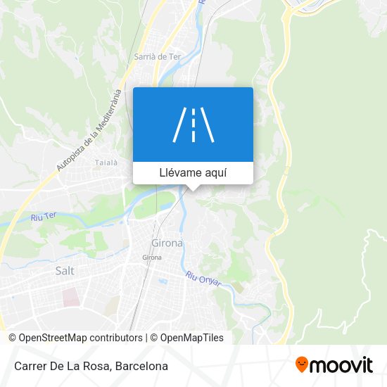 Mapa Carrer De La Rosa