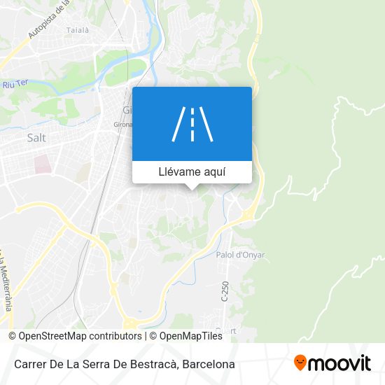 Mapa Carrer De La Serra De Bestracà