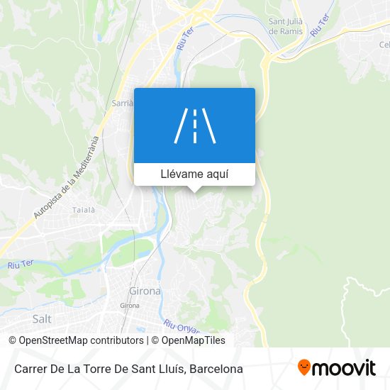 Mapa Carrer De La Torre De Sant Lluís
