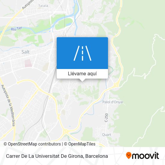 Mapa Carrer De La Universitat De Girona