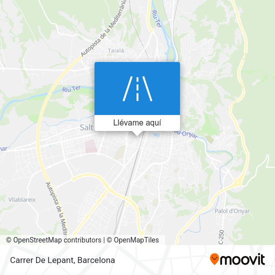 Mapa Carrer De Lepant