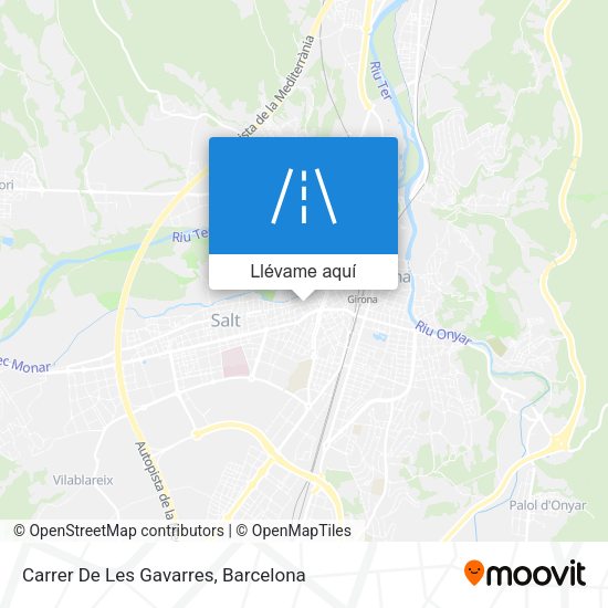 Mapa Carrer De Les Gavarres