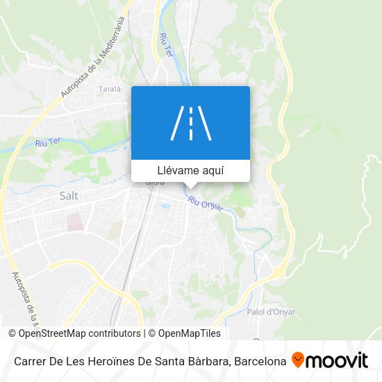 Mapa Carrer De Les Heroïnes De Santa Bàrbara