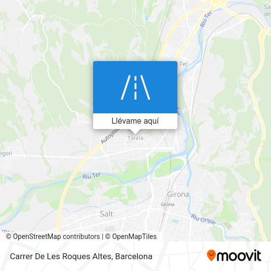 Mapa Carrer De Les Roques Altes