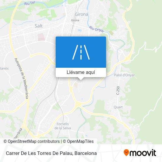 Mapa Carrer De Les Torres De Palau
