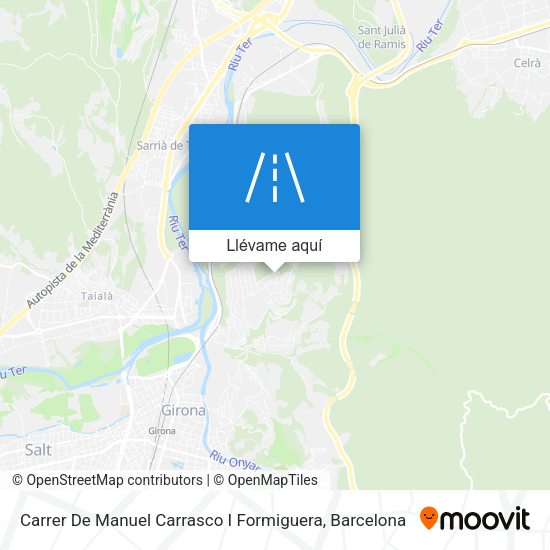 Mapa Carrer De Manuel Carrasco I Formiguera
