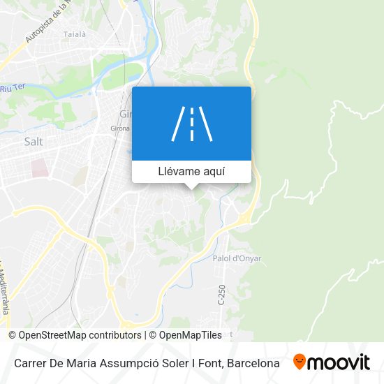 Mapa Carrer De Maria Assumpció Soler I Font