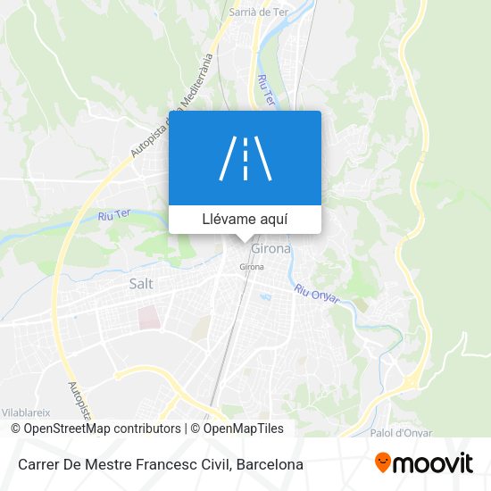 Mapa Carrer De Mestre Francesc Civil