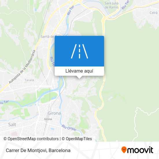 Mapa Carrer De Montjovi