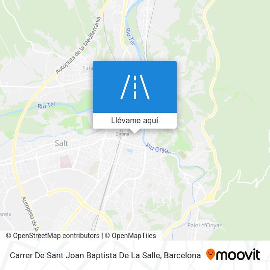 Mapa Carrer De Sant Joan Baptista De La Salle