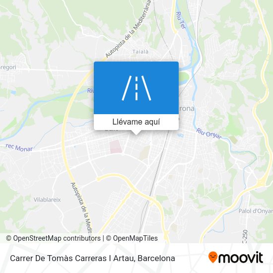 Mapa Carrer De Tomàs Carreras I Artau