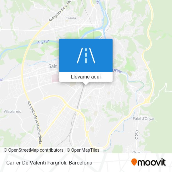 Mapa Carrer De Valentí Fargnoli