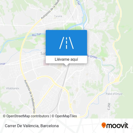 Mapa Carrer De València