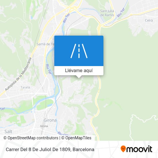 Mapa Carrer Del 8 De Juliol De 1809