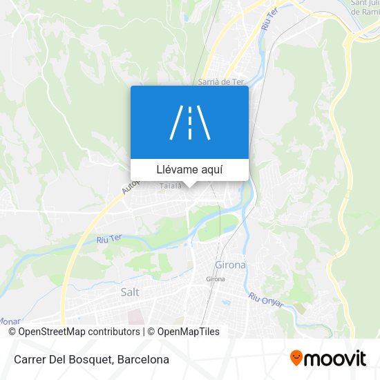 Mapa Carrer Del Bosquet