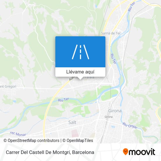 Mapa Carrer Del Castell De Montgrí