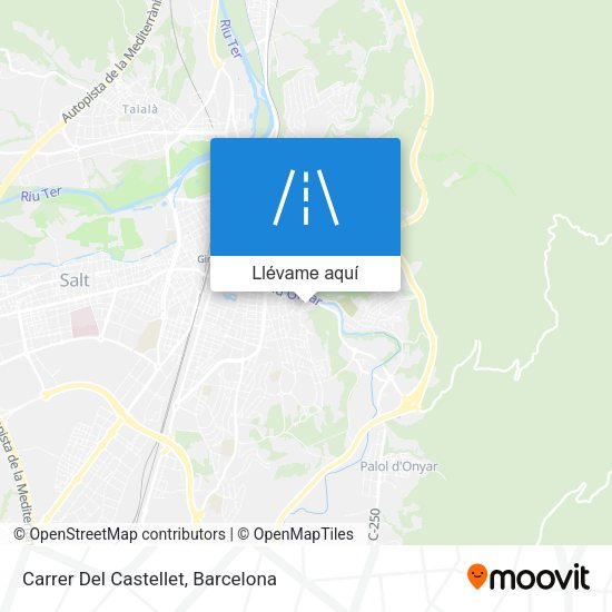 Mapa Carrer Del Castellet