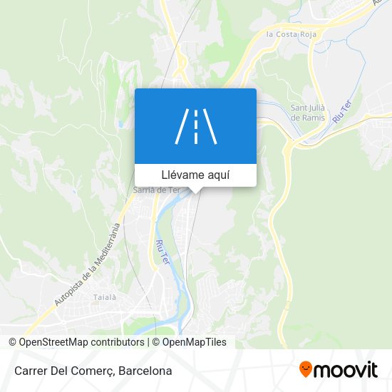 Mapa Carrer Del Comerç