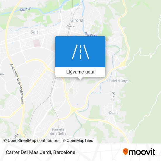 Mapa Carrer Del Mas Jardí