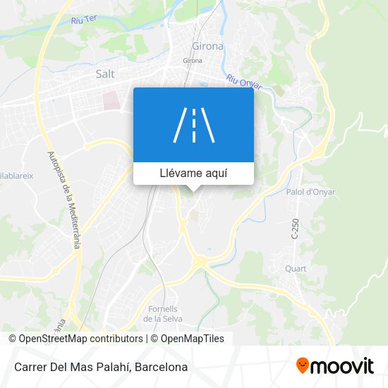 Mapa Carrer Del Mas Palahí