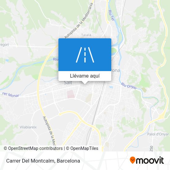 Mapa Carrer Del Montcalm
