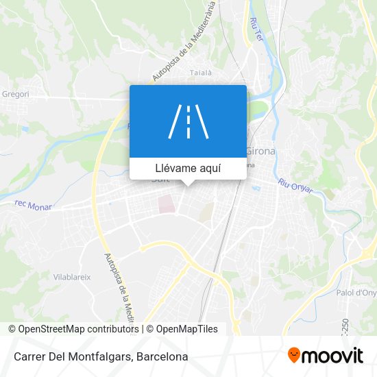 Mapa Carrer Del Montfalgars