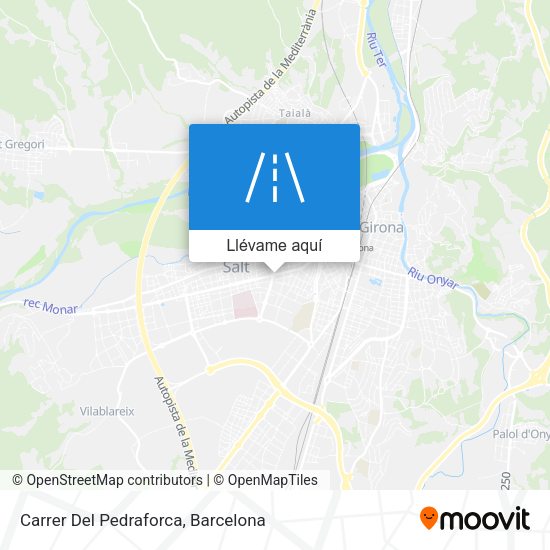 Mapa Carrer Del Pedraforca