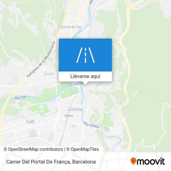Mapa Carrer Del Portal De França