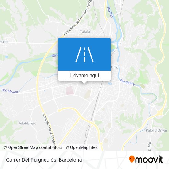 Mapa Carrer Del Puigneulós