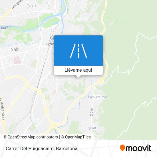 Mapa Carrer Del Puigsacalm