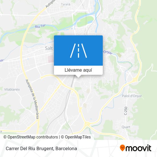 Mapa Carrer Del Riu Brugent