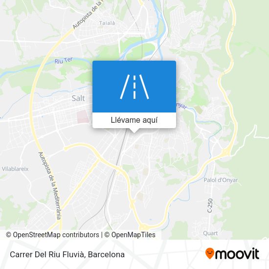 Mapa Carrer Del Riu Fluvià