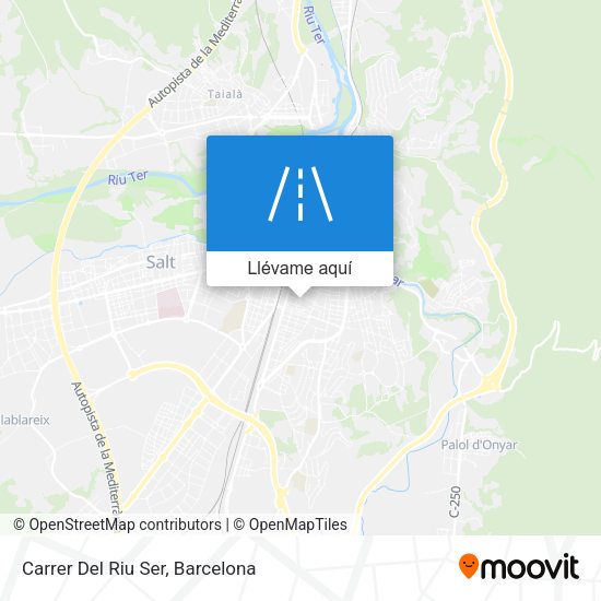 Mapa Carrer Del Riu Ser