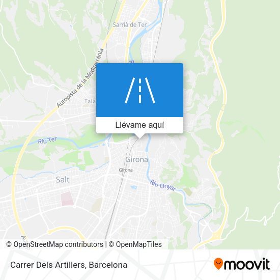 Mapa Carrer Dels Artillers