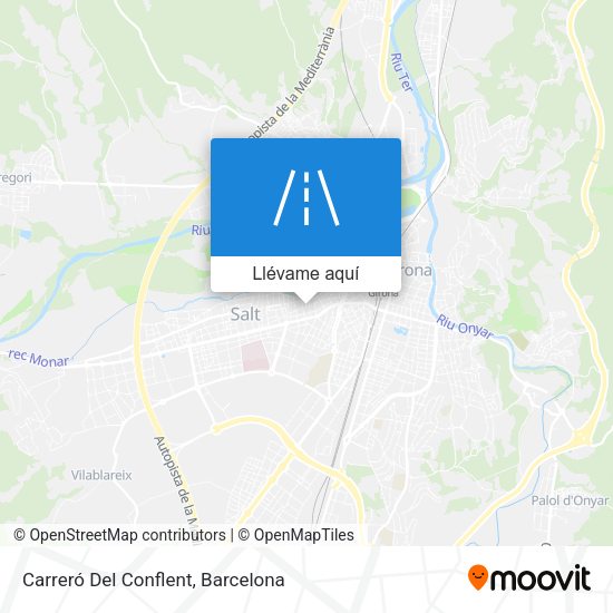 Mapa Carreró Del Conflent