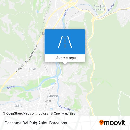 Mapa Passatge Del Puig Aulet