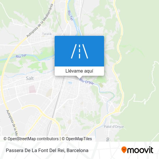 Mapa Passera De La Font Del Rei
