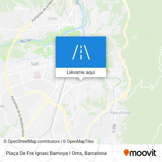 Mapa Plaça De Fra Ignasi Barnoya I Oms