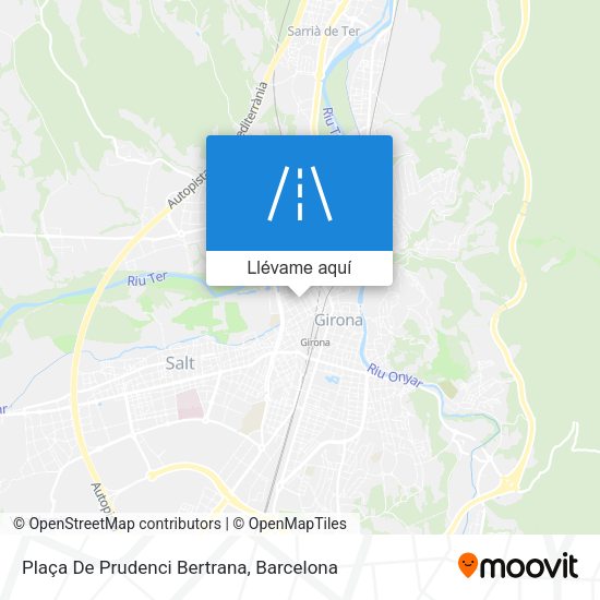 Mapa Plaça De Prudenci Bertrana