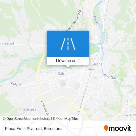 Mapa Plaça Emili Pivernat