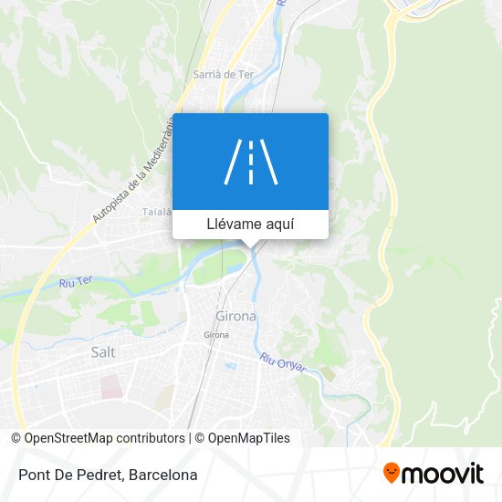 Mapa Pont De Pedret