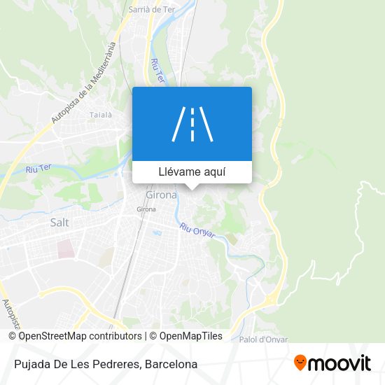 Mapa Pujada De Les Pedreres