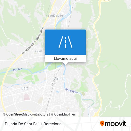 Mapa Pujada De Sant Feliu