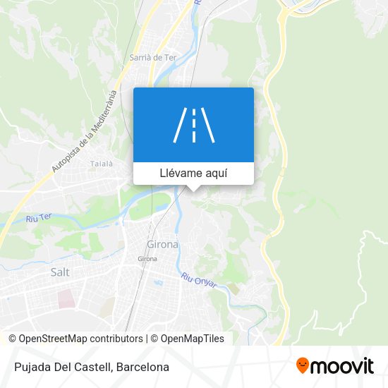 Mapa Pujada Del Castell