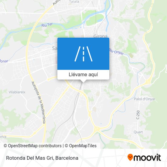 Mapa Rotonda Del Mas Gri